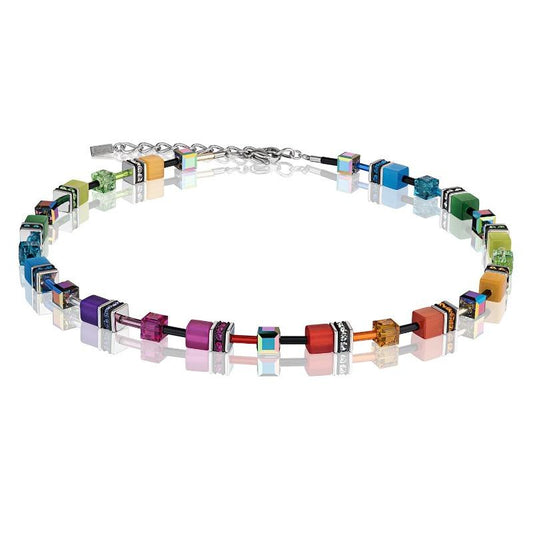 Coeur de Lion Multi-Colour Rainbow Necklace 2838/10-1520 Jewellery Carathea