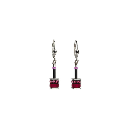 Coeur de Lion Multicolour Geo Cube Earrings 4409/20-1500 Jewellery Carathea