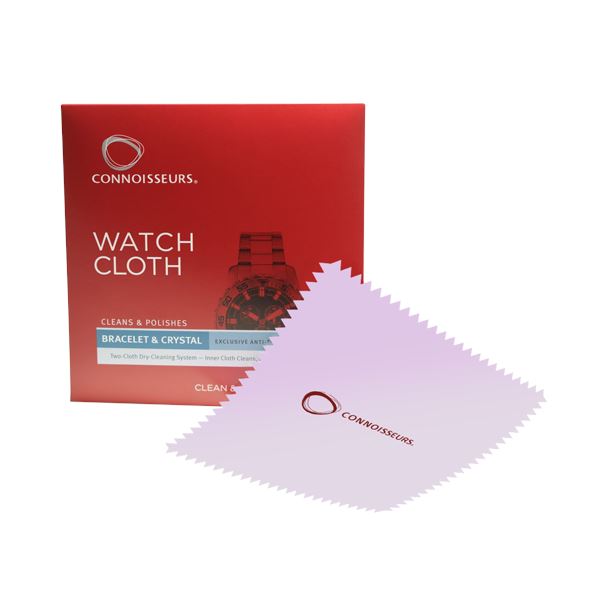 Watch Cloth - Cleans & Polishes Your Watch Watches Connoissers 