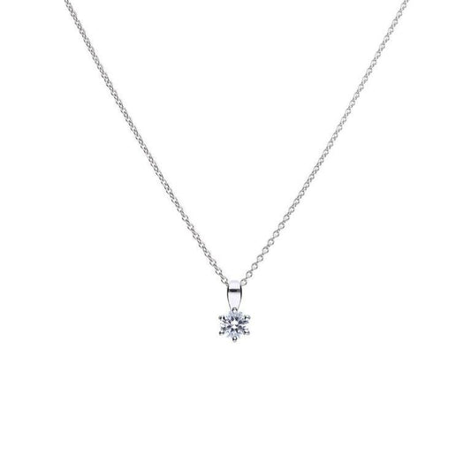 Diamonfire .25-Carat Solitaire Cubic Zirconia Pendant Jewellery Carathea