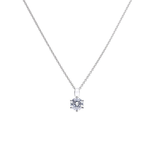 Diamonfire 1.5-Carat Cubic Zirconia Solitaire Pendant Jewellery DIAMONFIRE 