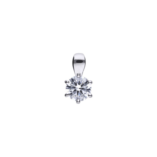 Diamonfire 1.5-Carat Cubic Zirconia Solitaire Pendant Jewellery DIAMONFIRE 