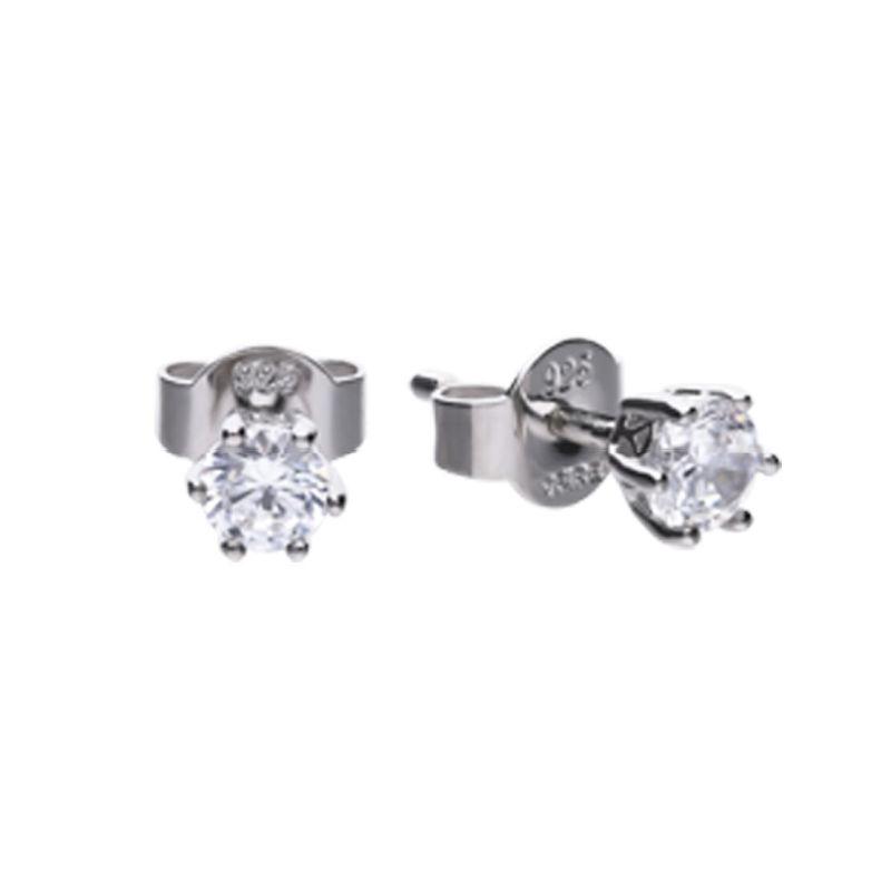 Diamonfire 0.5 Carat Cubic Zirconia Solitaire Stud Earrings Jewellery DIAMONFIRE 