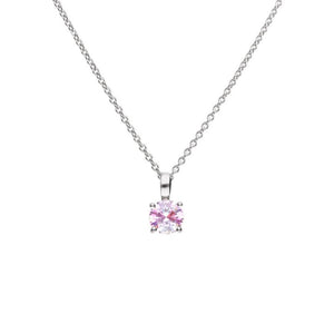 Diamonfire Pink Zirconia Pendant Necklaces & Pendants Carathea 