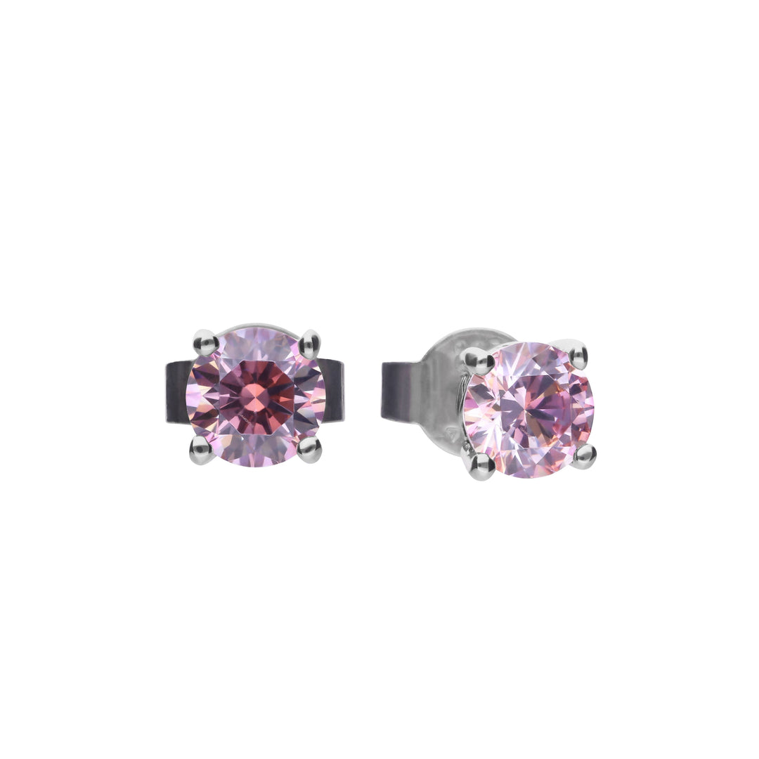 Diamonfire Pink Zirconia Stud Earrings Earrings DIAMONFIRE
