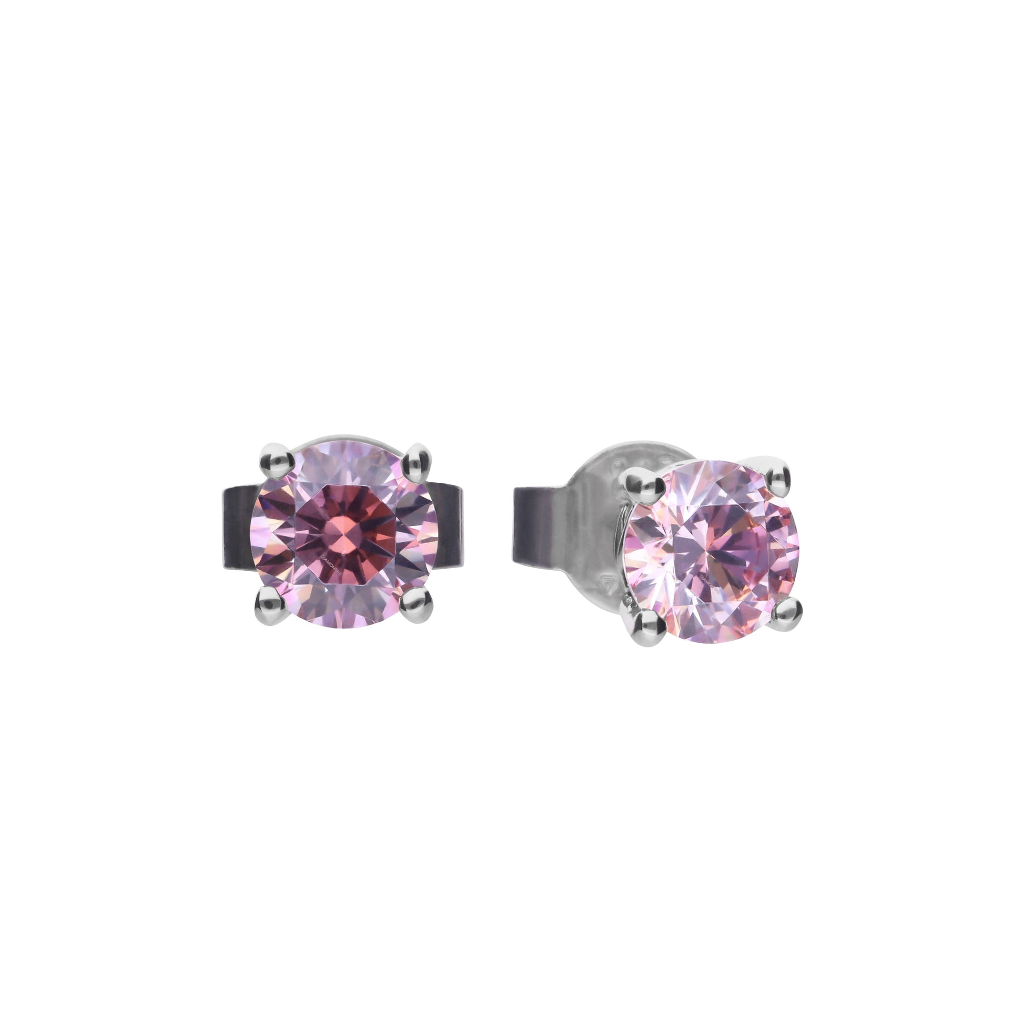 Diamonfire Pink Zirconia Stud Earrings Earrings DIAMONFIRE 