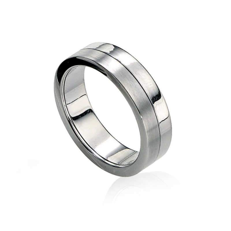 Men's Stainless Steel Spinning Ring Rings FRED BENNETT 56