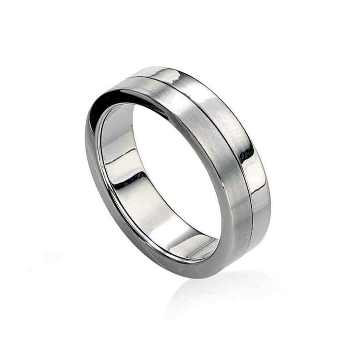Men's Stainless Steel Spinning Ring Rings FRED BENNETT 56
