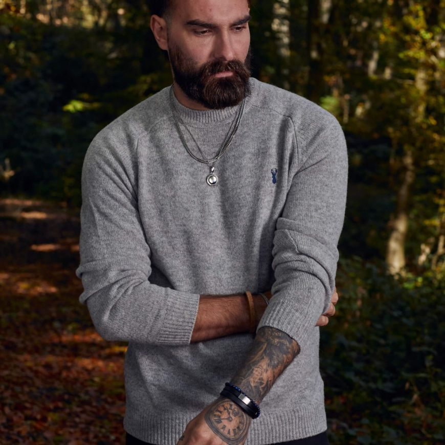 Fred Bennett Blue Tiger's Eye Beaded Bracelet