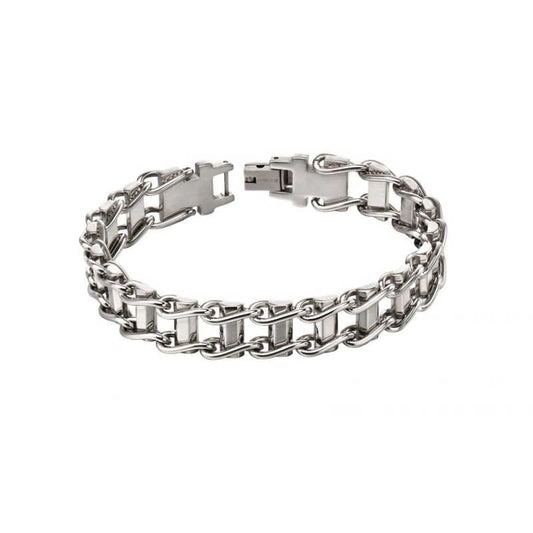 Fred Bennet Stainless Steel Bike Chain Bracelet men's bracelets & bangles Carathea