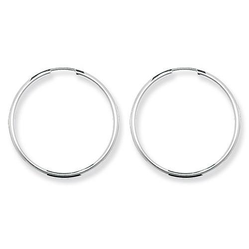 Medium Sized Silver Sleeper Earrings Jewellery Treasure House Limited