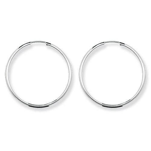 Medium Sized Silver Sleeper Earrings Jewellery Treasure House Limited 