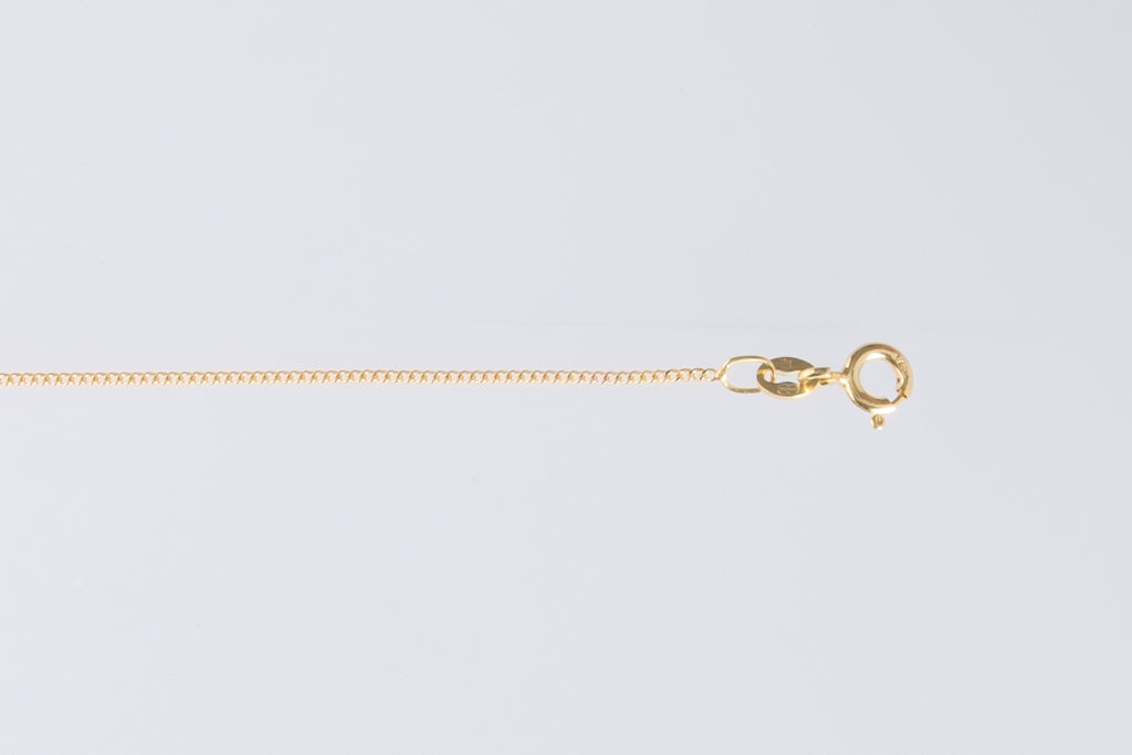 Gold Curb Chain - Pendant Perfect