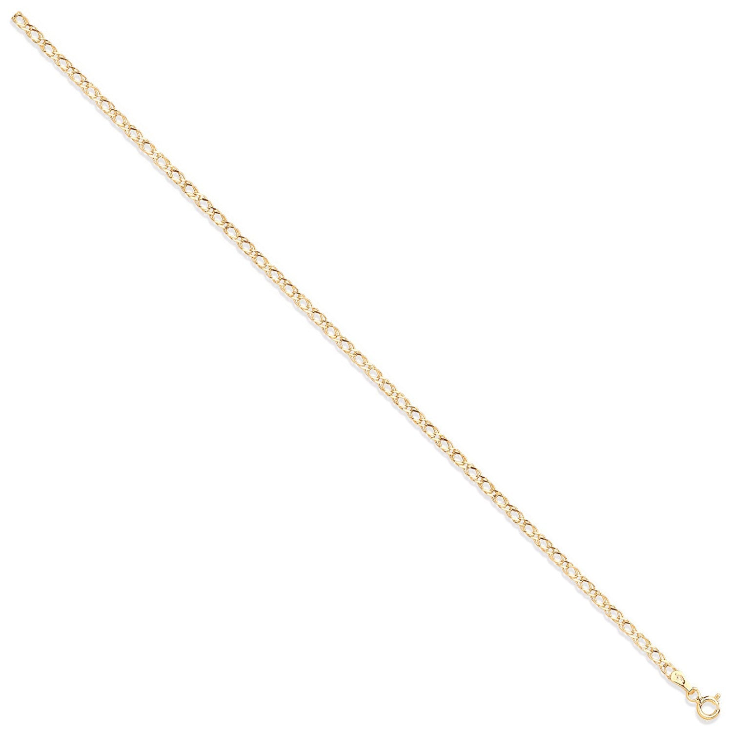 18ct Gold Double Curb Chain