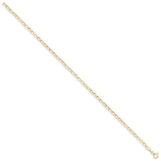 18ct Gold Double Curb Chain