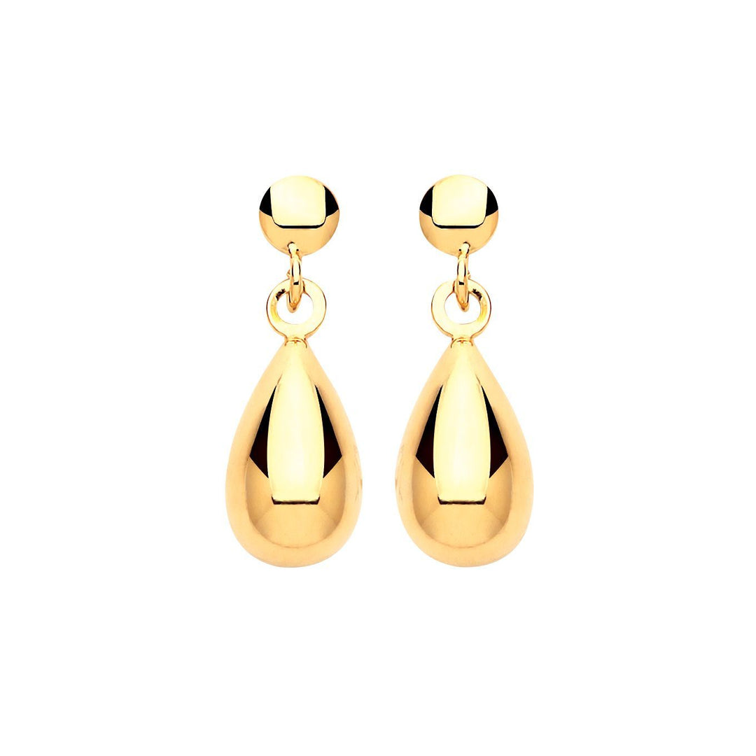Gold Drop Earrings Jewellery Ian Dunford