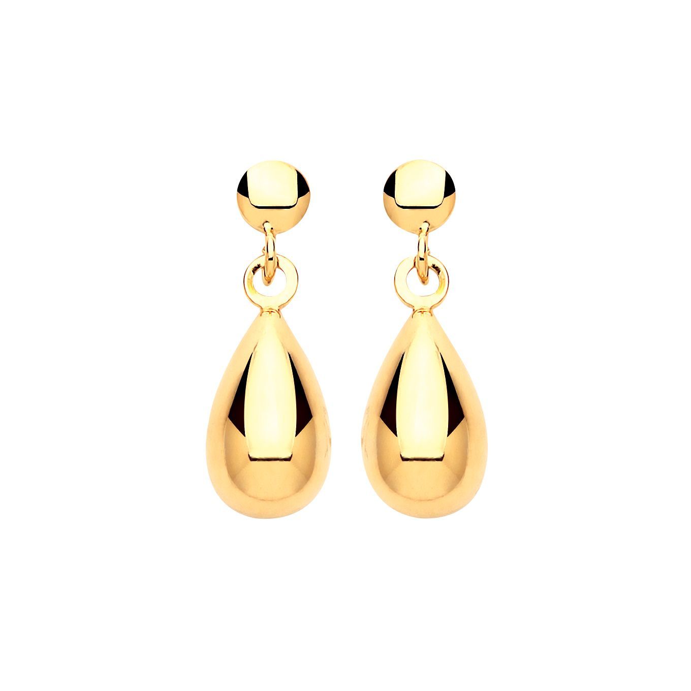 Gold Drop Earrings Jewellery Ian Dunford 