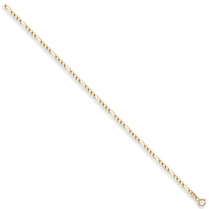 XP Jewelry --( 55 cm x 2.5 mm ) 22 inch Figaro 1:1 Small Chain Necklaces