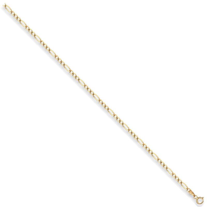 Gold Figaro Chain - Various Lengths Chains Hanron 18" 