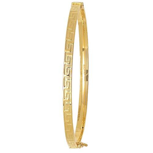 Gold Greek Key Bangle Bangles Treasure House Limited