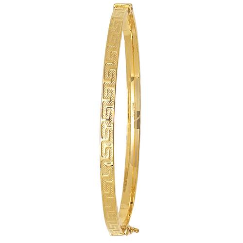 Gold Greek Key Bangle Bangles Treasure House Limited 