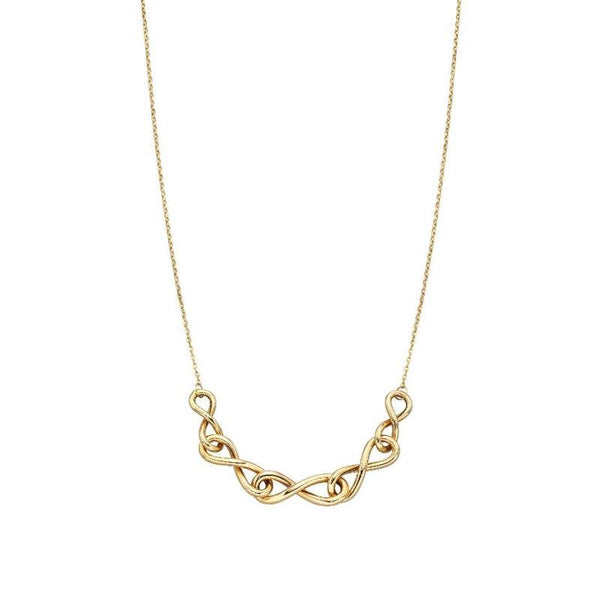 Gold Infinity Link Necklace - Carathea
