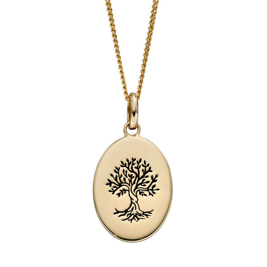 Gold Tree of Life Pendant Necklaces & Pendants Gecko 