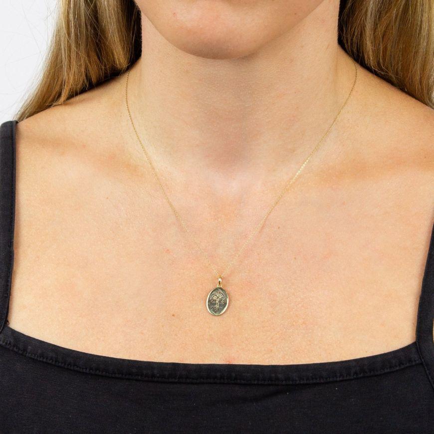 Gold Tree of Life Pendant Necklaces & Pendants Gecko