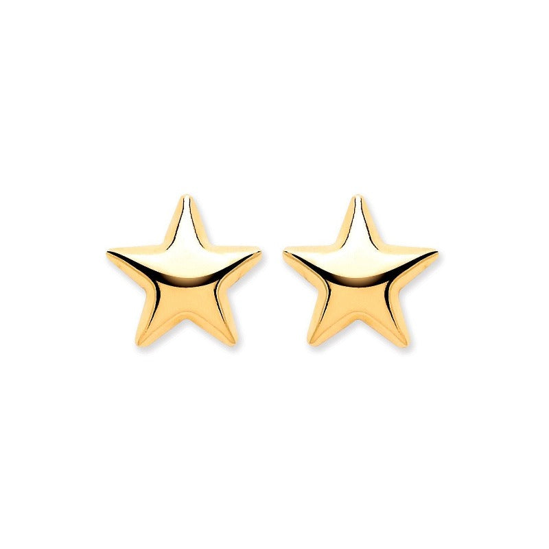 Gold Star Earrings | Carathea Jewellery