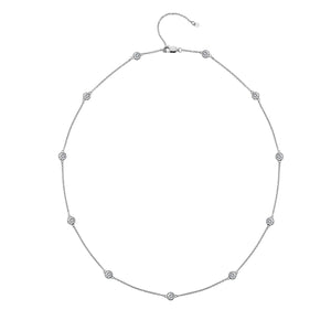 Hot Diamonds Tender Silver Necklace with White Topaz Necklaces & Pendants Hot Diamonds 