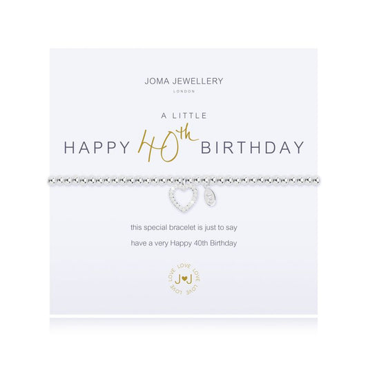 Joma 40th Birthday Bracelet 1455 Jewellery Joma Jewellery 