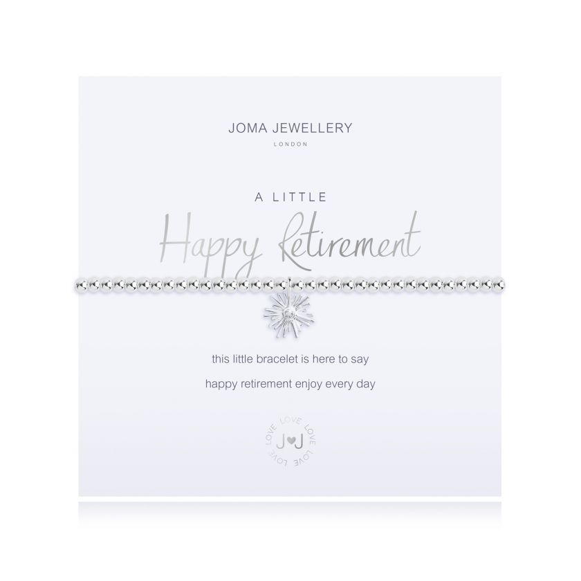 Joma Jewellery 3218 A Little "Happy Retirement" bracelet Jewellery JOMA JEWELLERY 