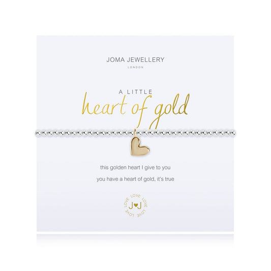 Joma Jewellery A Little Heart of Gold Bracelet Jewellery Carathea