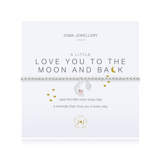 Joma 'A Little Love You to the Moon and Back' bracelet 2521 Jewellery Carathea