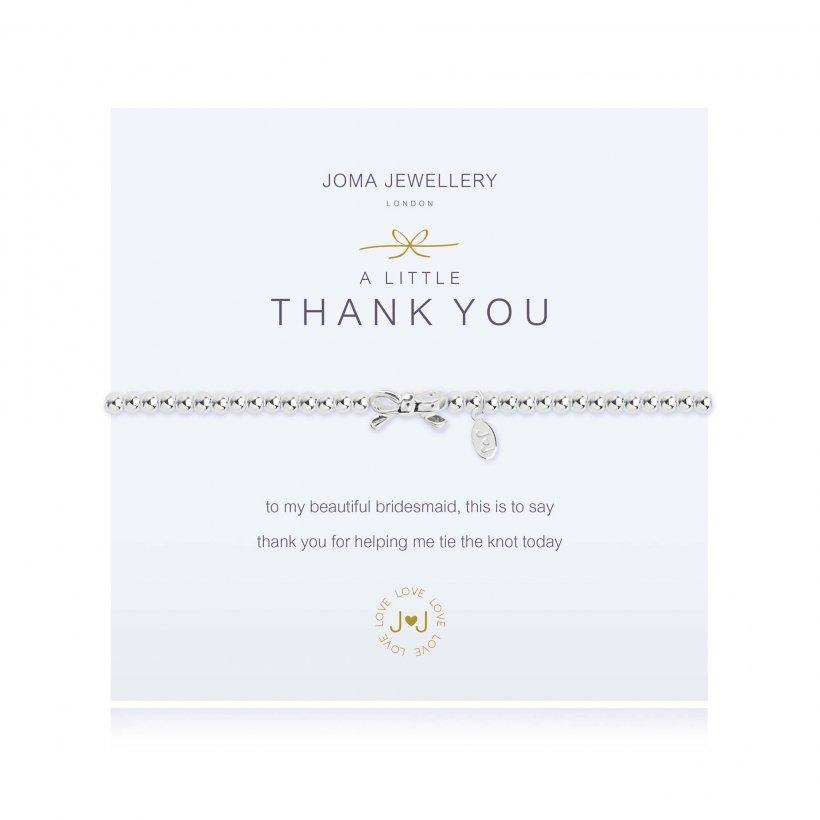 Joma 'A Little Thank You' Bridesmaid bracelet 365 Jewellery JOMA JEWELLERY