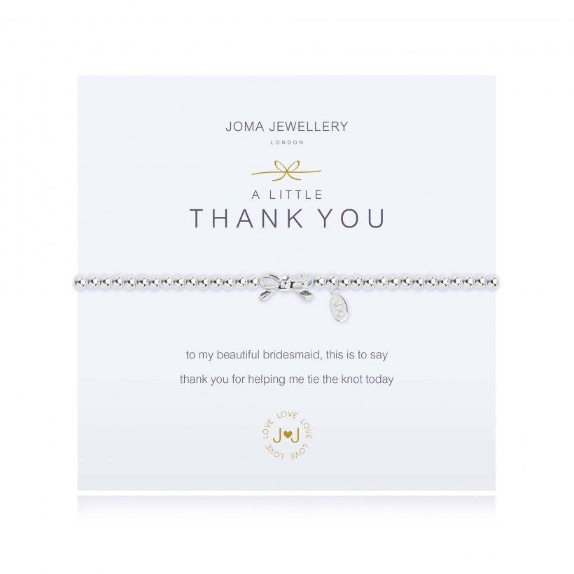 Joma 'A Little Thank You' Bridesmaid bracelet 365 Jewellery JOMA JEWELLERY 