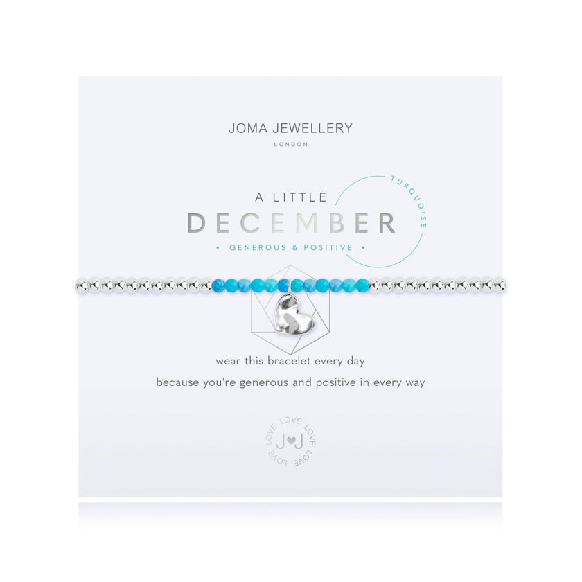 A Little Turquoise December Birthstone Birthday Bracelet Jewellery Joma Jewellery 