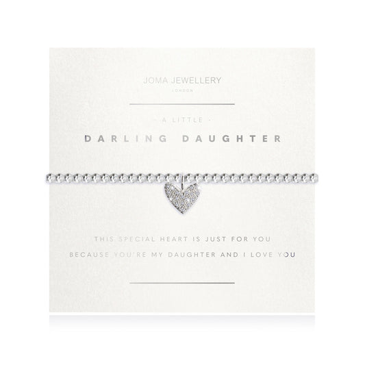 Joma Jewellery 3190 A Little Darling Daughter Facetted bracelet Jewellery Joma Jewellery 