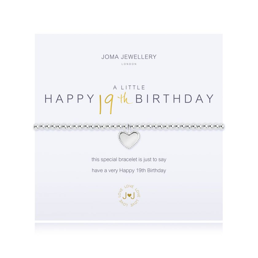 Joma Jewellery 2670 'A Little Happy 19th Birthday' bracelet Jewellery JOMA JEWELLERY