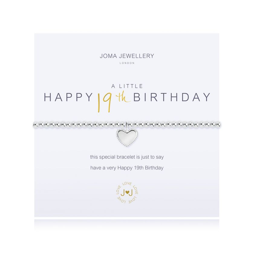 Joma Jewellery 2670 'A Little Happy 19th Birthday' bracelet Jewellery JOMA JEWELLERY 