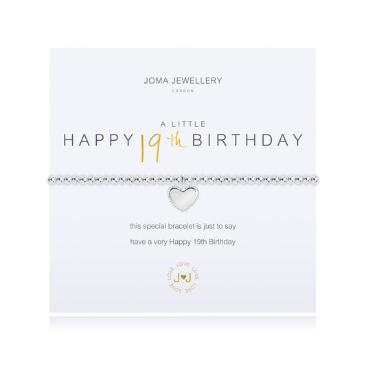 Joma Jewellery 2670 'A Little Happy 19th Birthday' bracelet Jewellery JOMA JEWELLERY 