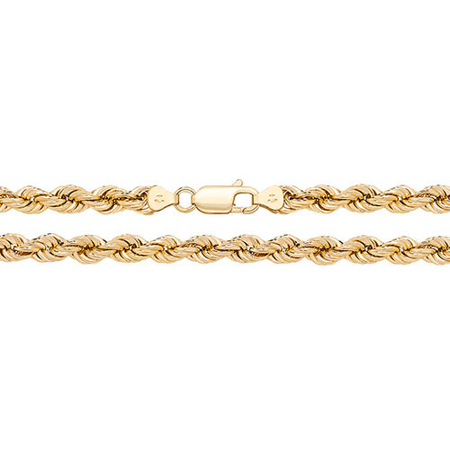 Ladies Gold Rope Chain Bracelet Bracelets Ian Dunford
