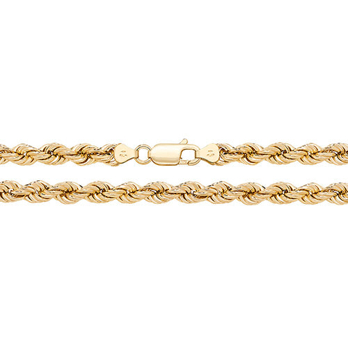 Ladies Gold Rope Chain Bracelet Bracelets Ian Dunford 