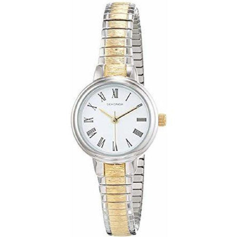 Sekonda Two-Tone Ladies Watch with Expanding Strap 2881 Watches Carathea 