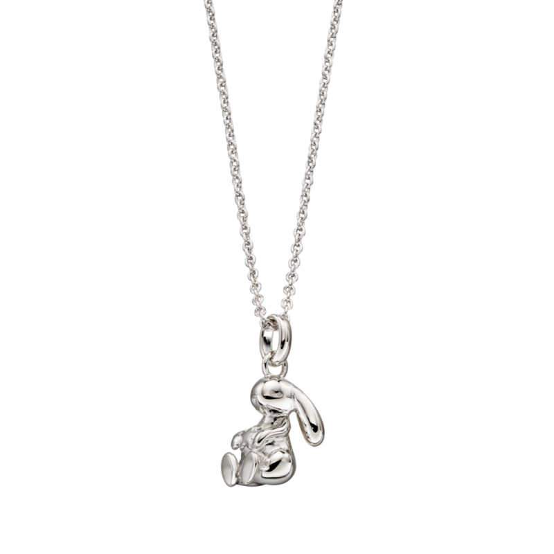 Little Star Cosmo Silver Rabbit Necklace for Girls Carathea 