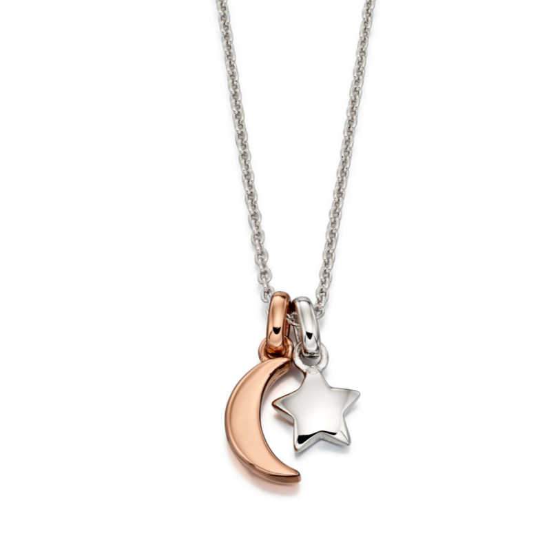Little Star Moon and Stars Pendant for Girls Necklaces & Pendants Little Star 