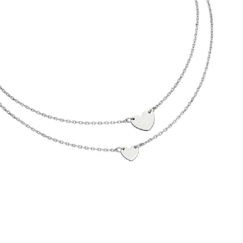 Little Star Girls Silver Heart Necklace Necklaces & Pendants Little Star 