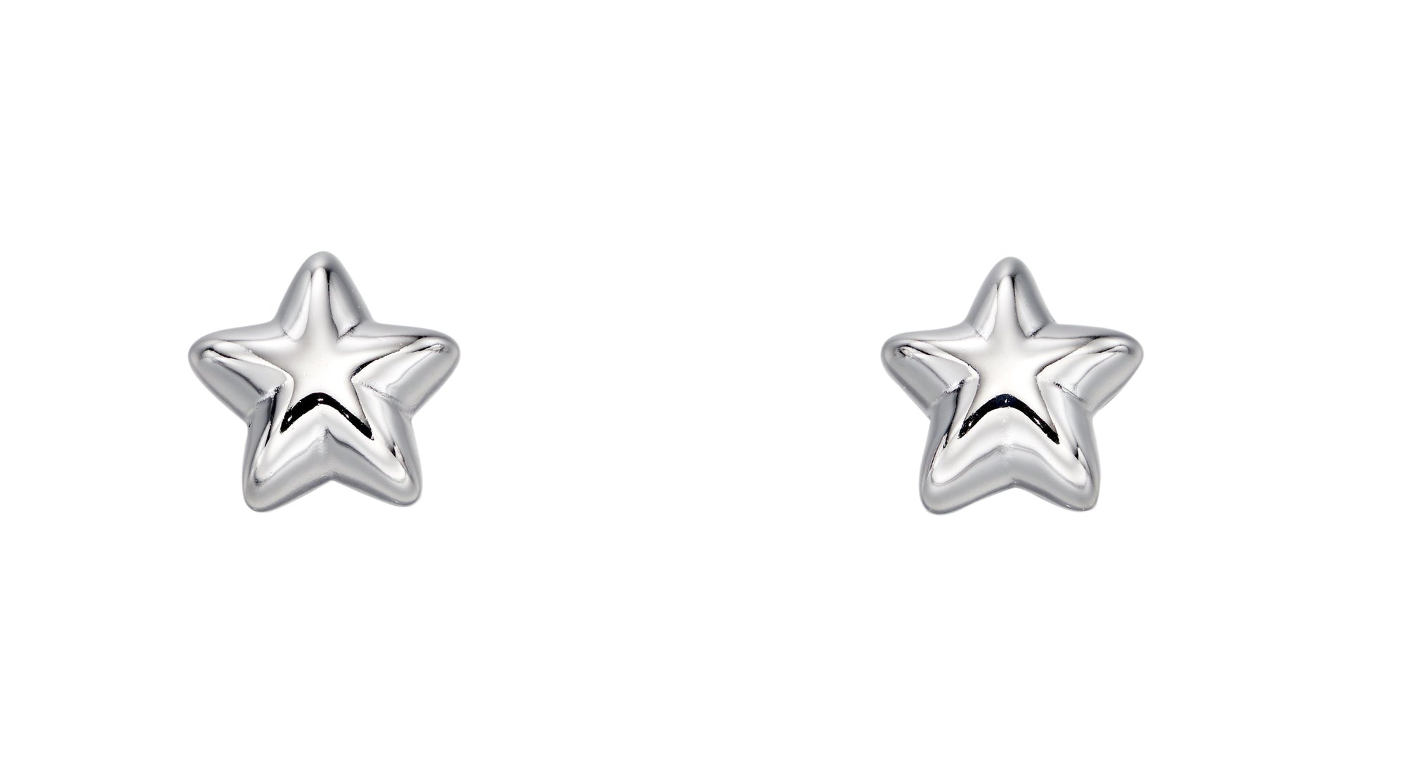 Little Star Medium Silver Star Stud Earrings Earrings Little Star 