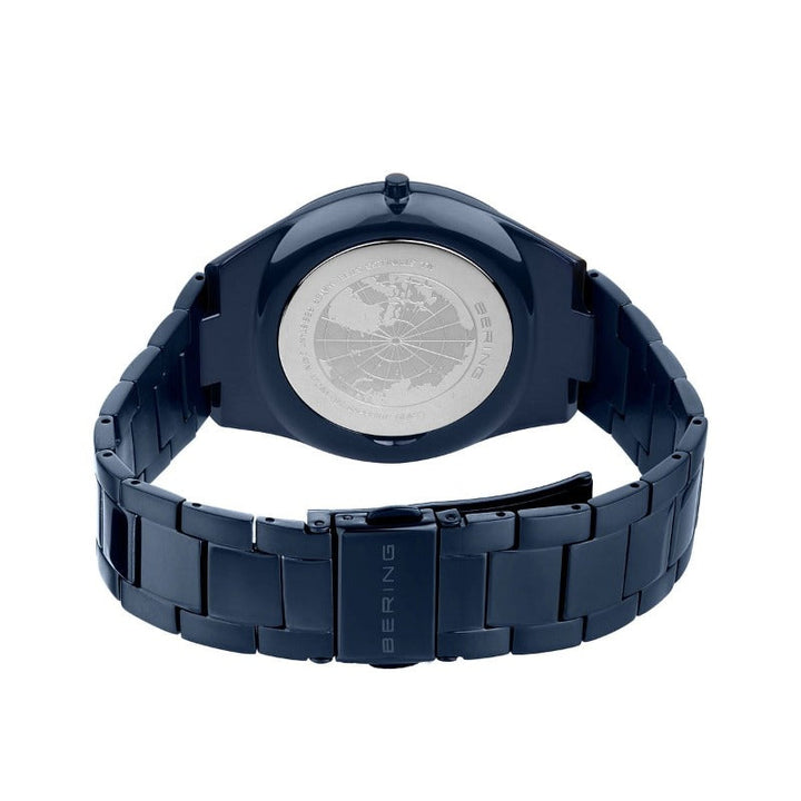 Bering Men's Ultra-Slim Watch in Blue 17240-797 Watches Bering