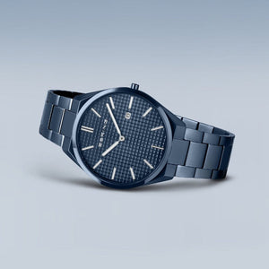 Bering Men's Ultra-Slim Watch in Blue 17240-797 Watches Bering 